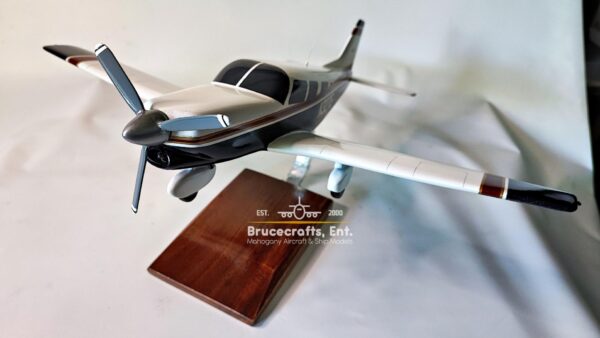 Model of Piper Saratoga II Aircraft with detailed craftsmanship.